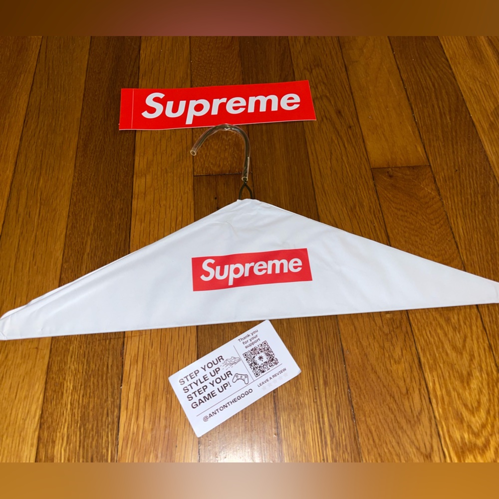 Supreme Clothes Hanger Fw24 Rare Ready To Ship Free Red Bogo Sticker